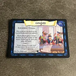 Harry Potter Gringotts Diagon Alley Set 10/80 TCG Holo Foil Card WOTC NM/LP - Image 1
