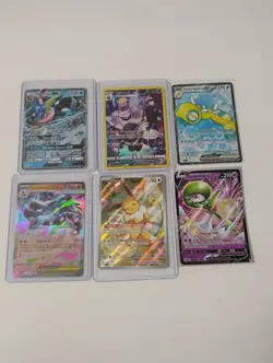 Pokemon Greninja GX/Mega Charizard X Ex/Eevee Promo/Full Art Holo Cards - Image 1