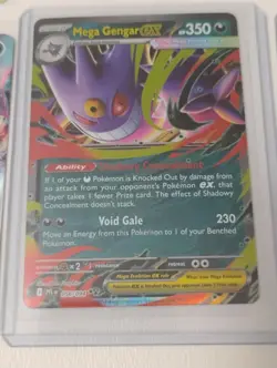 Pokemon Dawn Trainer Supporter/Mega Gengar/Illustration Rare/Full Art Holo Cards - Image 3