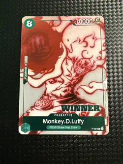 Monkey.D.Luffy (Deck Battle) [Winner] P-061 One Piece Promo Cards Foil English - Image 2