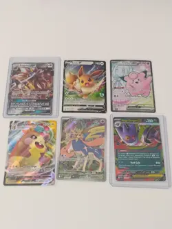Pokemon Eevee Stamped Promo/GX/Illustration Rare/Mega Gengar/Full Art Holo Cards - Image 1