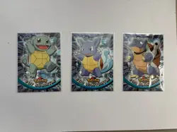 Pokemon Card Squirtle Wartortle Blastoise Topps Non-holo NM - Image 1