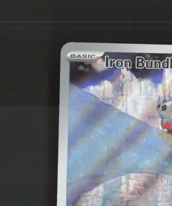 Iron Bundle SVP066 SV Full Art Black Star Promo Holo Pokemon Card NM - Image 3