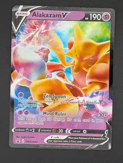 Alakazam V - SWSH083 Promo Pokemon TCG SWSH: Sword & Shield Promo Cards NM - Image 1
