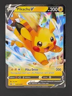Pikachu V - SWSH285 Promo Pokemon TCG SWSH: Sword & Shield Promo Cards NM - Image 1