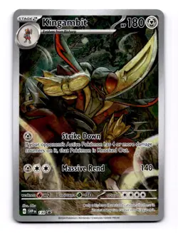 Kingambit 130 Promo Pokemon TCG SV: Scarlet & Violet Promo Cards NM - Image 1