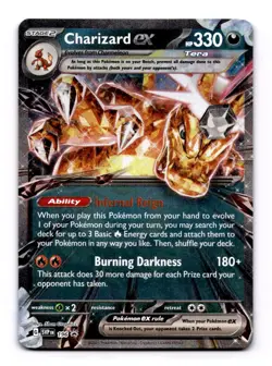 Charizard ex 196 Promo Pokemon TCG SV: Scarlet & Violet Promo Cards NM - Image 1