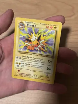 Pokemon Jolteon 20/64 Jungle Rare Unlimited Regular 70 HP Stage 1 English Card - Image 1