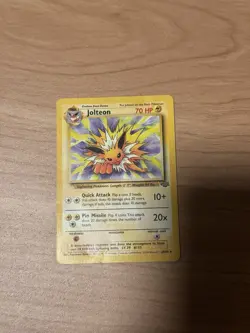 Pokemon Jolteon 20/64 Jungle Rare Unlimited Regular 70 HP Stage 1 English Card - Image 2