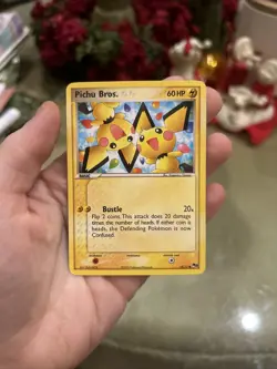 Pokemon TCG Pichu Bros. 016/017 Pop Series 3 Non-Holo Promo Card - Image 1