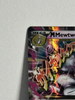 Pokemon M Mega Mewtwo EX Ultra Rare Holo TCG Card 64/162 - Image 4
