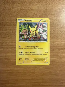 Pokemon Pikachu TCG XY95 Black Star Promo Holo Card - Image 1