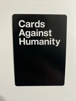 Black Blank Custom Card - Expansion #5 - Cards Against Humanity Card Game - Image 2