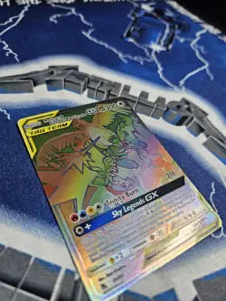 Pokemon TCG Moltres Zapdos Articuno GX Card 69/68 Secret Rainbow Hidden Fates - Image 2