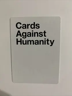 White Blank Custom Card - Expansion #3 - Cards Against Humanity Card Game - Image 2