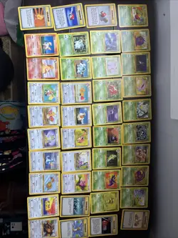 Lot Of 92 Vintage Base Set Jungle Fossil Non-Holo Pokemon Cards - No Duplicates - Image 2