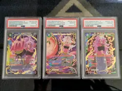2023 DBS Android 21, Three card lot PSA 10 Power Absorbed, One SPR & Two SRs - Image 1