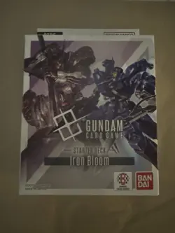 BANDAI English Gundam Card Game Iron Bloom Starter Deck ST05 TCG Factory Sealed - Image 1