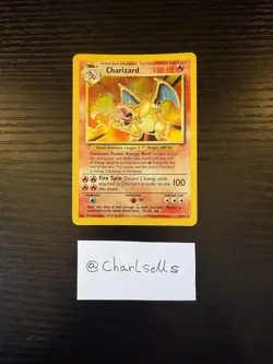 POKEMON CARDS BUNDLE Charizard 4/102 Base Set Unlimited 1999 (READ DESCRIPTION) - Image 1