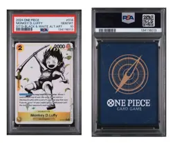 PSA 10 2024 One Piece Monkey D Luffy ST13-014 Three Brothers Ultra Deck Card - Image 1