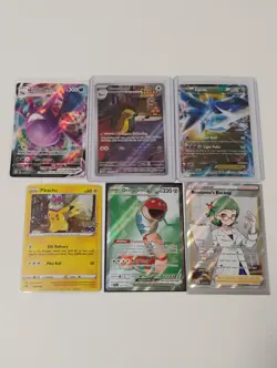 Pokemon Pikachu Promo/Illustration Rare/Latios Roaring Skies/Full Art Holo Card - Image 1