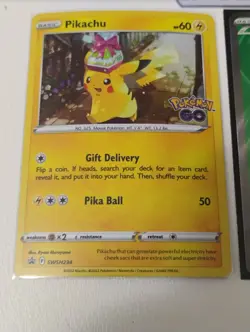 Pokemon Pikachu Promo/Illustration Rare/Latios Roaring Skies/Full Art Holo Card - Image 4