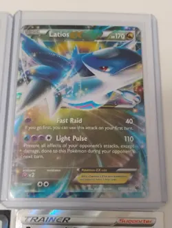 Pokemon Pikachu Promo/Illustration Rare/Latios Roaring Skies/Full Art Holo Card - Image 5