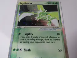 Scyther ex 102/109 Ruby and Sapphire Holo POKEMON CARD INDIVIDUAL - Image 3