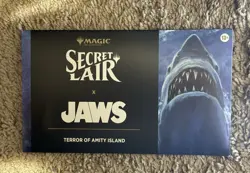 New - MTG Secret Lair Jaws Terror of Amity Island Non Foil​ Magic The Gathering - Image 1