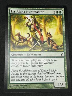 Magic the Gathering MTG Lys Alana Huntmaster Green Lorwyn Common - Image 1