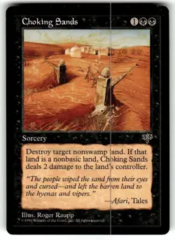 Mirage Choking Sands MTG Magic the Gathering NM - Image 1