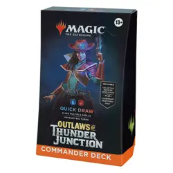 MTG Outlaws of Thunder Junction Commander Deck - Quick Draw - Outlaws of - Image 1