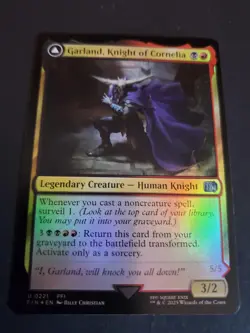 Garland, Knight of Cornelia // Chaos, the Endless - Foil FIN NM MTG - Image 1