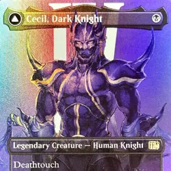 Cecil, Dark Knight (Borderless) - FOIL - MTG - FIN - 0380 - RARE ~ NM - Image 1