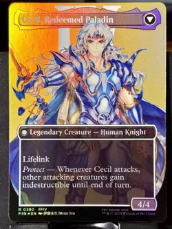 Cecil, Dark Knight (Borderless) - FOIL - MTG - FIN - 0380 - RARE ~ NM - Image 4