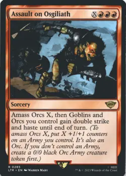 MTG Assault on Osgiliath Normal NM Universes Beyond: The Lord of the Rings: Tale - Image 1