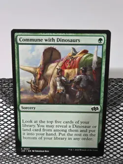 MTG, Commune with Dinosaurs, C, Foundations Jumpstart 25, J25, NM/MINT, 0647 - Image 1