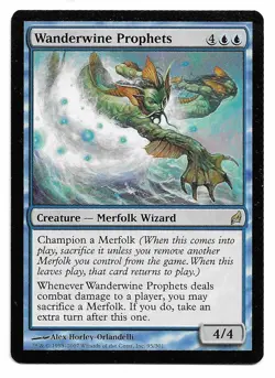 MTG Wanderwine Prophets X1 Lorwyn edition rare - Image 1