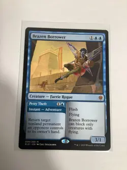 MTG Magic the Gathering Brazen Borrower Thrones of Eldraine Mythic Rare #039 NM - Image 1