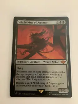 MTG Magic the Gathering Witch-King of Angmar Mythic Rare FOIL #114 M/NM - Image 1