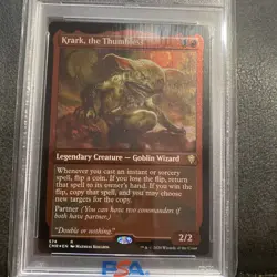 PSA 10 Gem Krark, the Thumbless (Foil Etched) - Commander Legends - 574 - Image 2