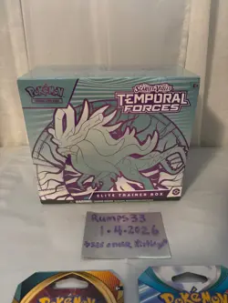 Temporal Forces Elite Trainer Box ETB sealed + Sealed pokemon lot , boosters - Image 1
