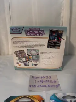 Temporal Forces Elite Trainer Box ETB sealed + Sealed pokemon lot , boosters - Image 3