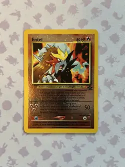 Pokemon TCG Entei 34/53 Wotc Promo Reverse Holo - NM - Image 1