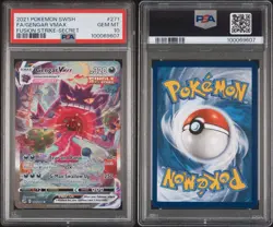 Pokemon 2021 Gengar VMAX 271/264 Alt Art Fusion Strike GEM MINT PSA 10 - Image 3