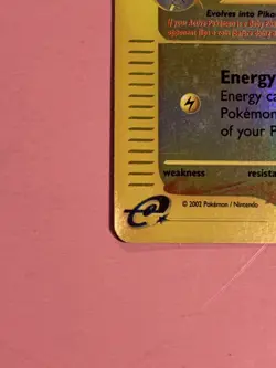 2002 Pokemon Expedition Pichu 22/165 Reverse Holo LP - Image 3