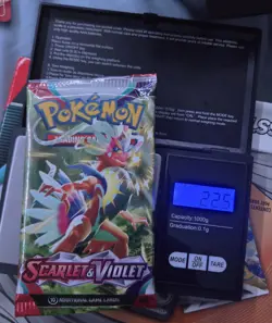 Pokemon,Scarlett Violet Base Set 22.5g!! Booster Pack (HEAVY!) HEAVIEST! - Image 1