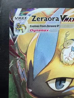Pokemon Zeraora VMAX GG42/GG70 Crown Zenith Galarian Gallery Holo (NM) - Image 2