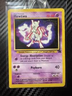Mewtwo 3 Promo Wizards Black Star Promos Pokemon TCG (DAMAGED) - Image 1