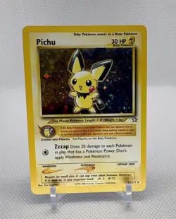 2000 Pokemon Neo Genesis Pichu Holo #12/111 - Image 1